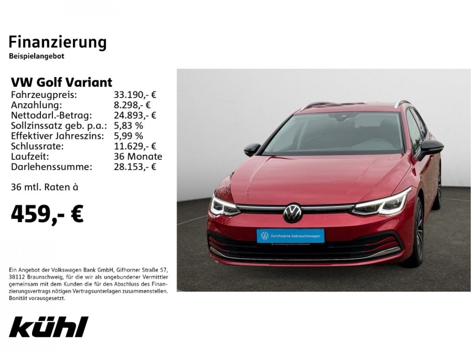 Golf VIII Variant 2.0 TDI DSG Move Navi,LED Plus