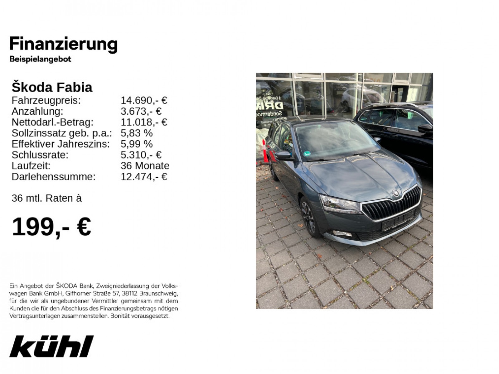 Fabia III Combi 1.0 TSI Drive 125 AHK