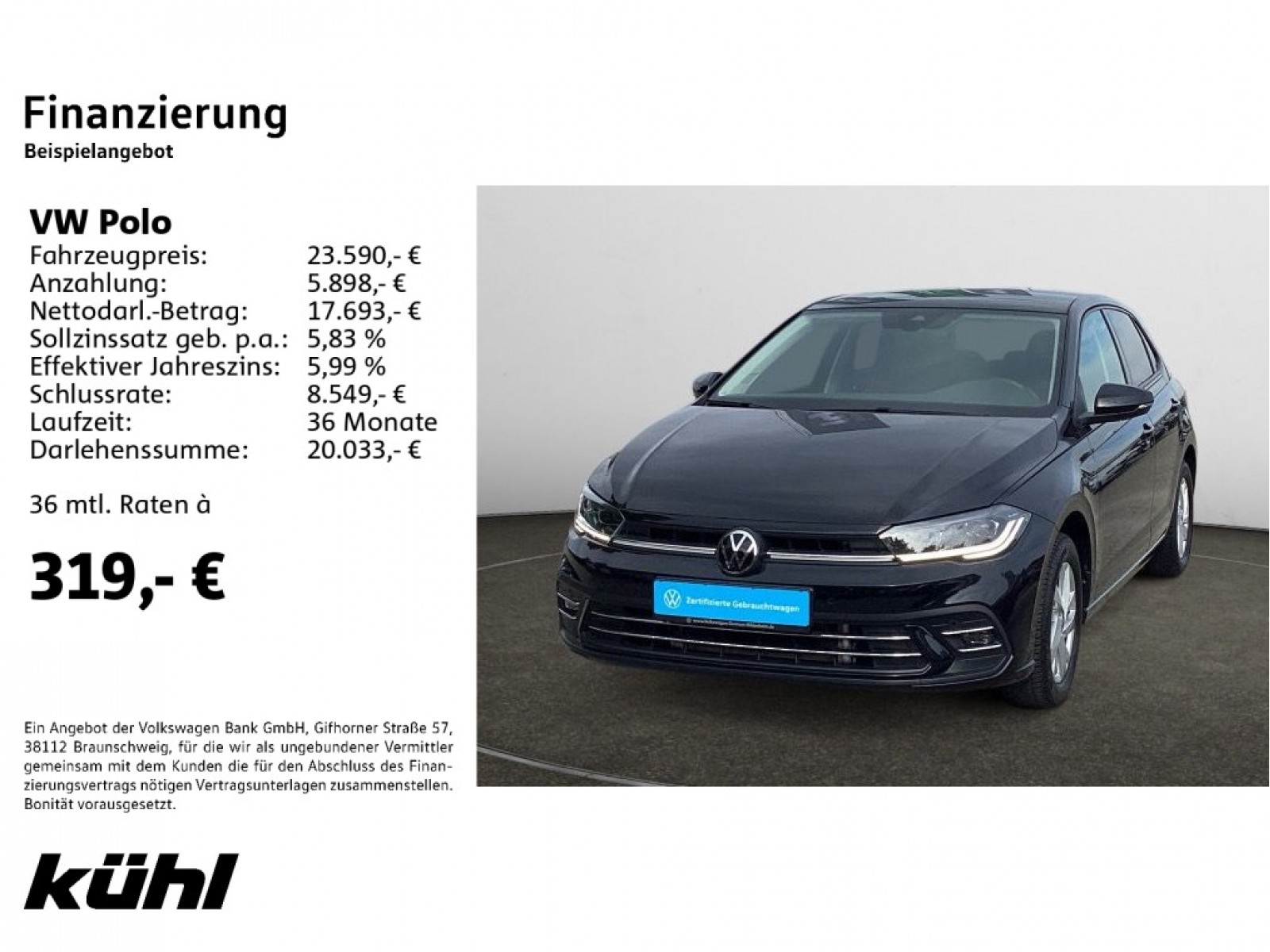 Polo VI 1.0 TSI DSG Style Navi,Pano,Kamera