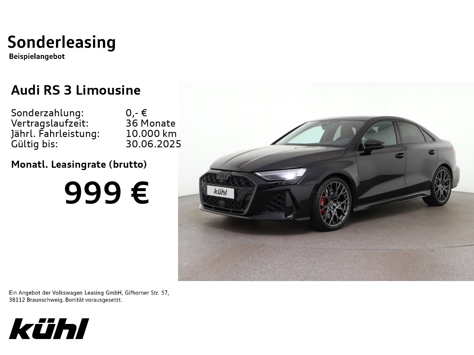 RS 3 Limousine 19' RS-Sportabg. Matrix HUD Vmax 280 Pano