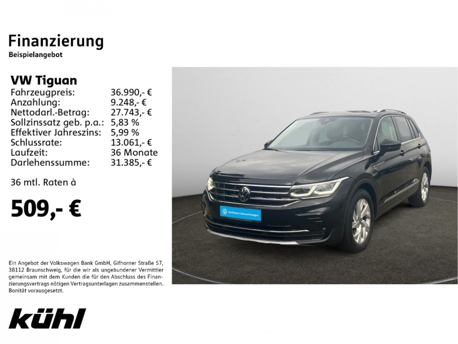 Tiguan 2.0 TDI DSG Elegance Navi,AHK,Kamera