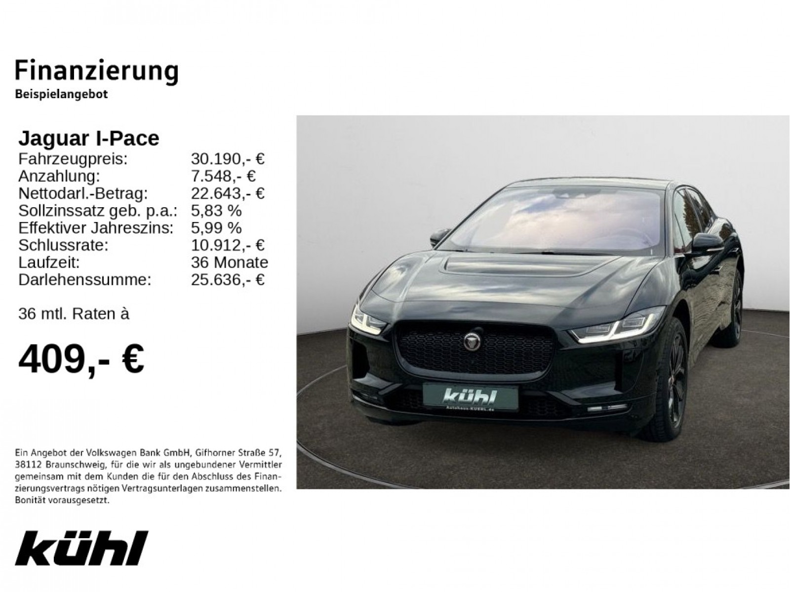 I-PACE EV400 SE HUD,LM20,Black Pack