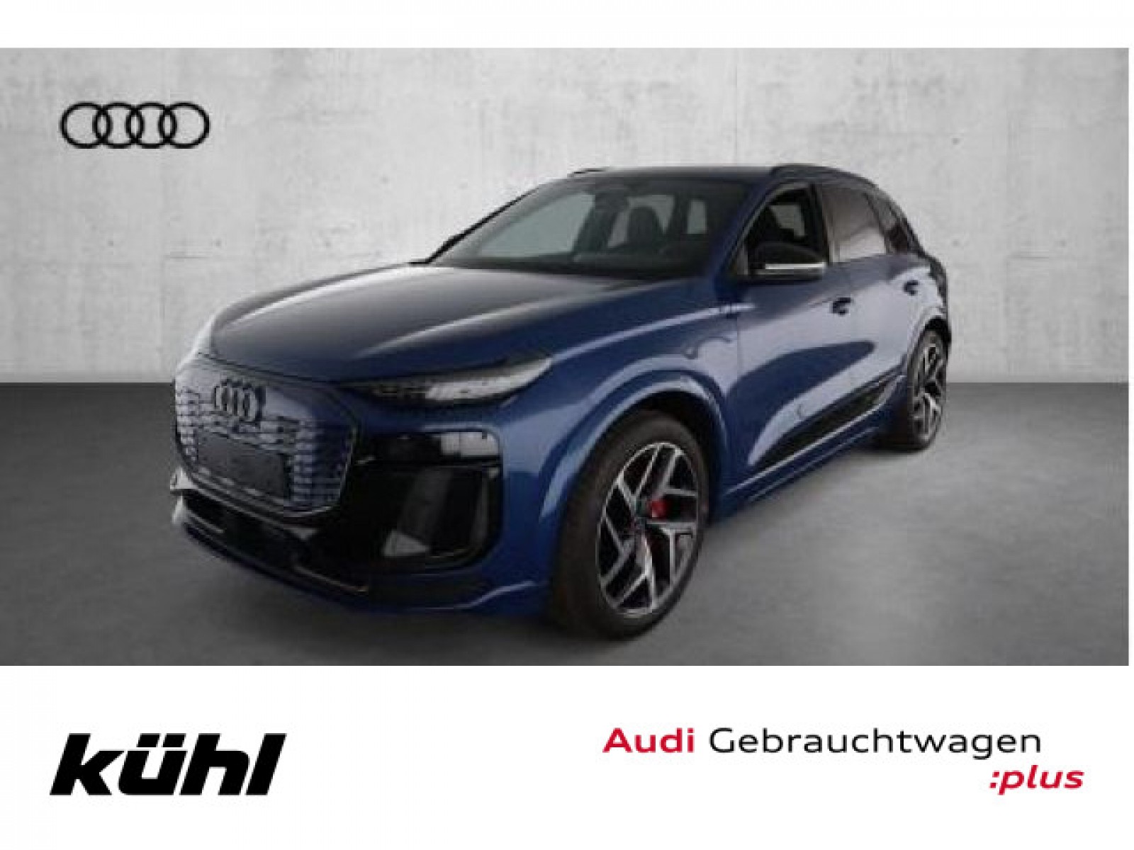 Q6 SUV e-tron Q edition one blue Wärmepumpe Luft AR-HuD 360° B&O ACC Pano LED+ MMI App 21"
